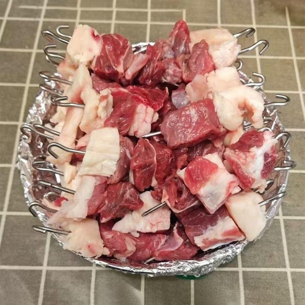 Detachable Vertical Grill Rack Vertical Barbecue Skewer Bracket  for Air Fryer Accessory