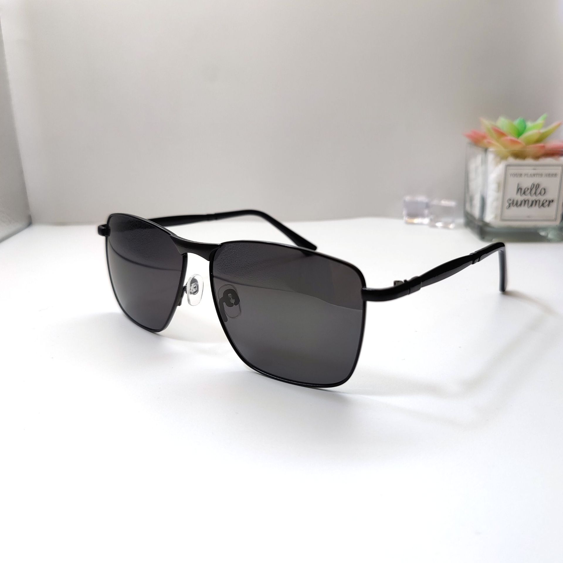Business Sunglasses Men S Polarized Black Sunglasses Sun Protection Uv Protection Women S Fashion Glasses