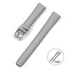 Ultra-dünnes Leder-Uhrenarmband 10mm 12mm 14mm 16mm Weiches Silikon-Uhrenband Schnellverschluss Herren Damen Armband Universelles Handgelenkband