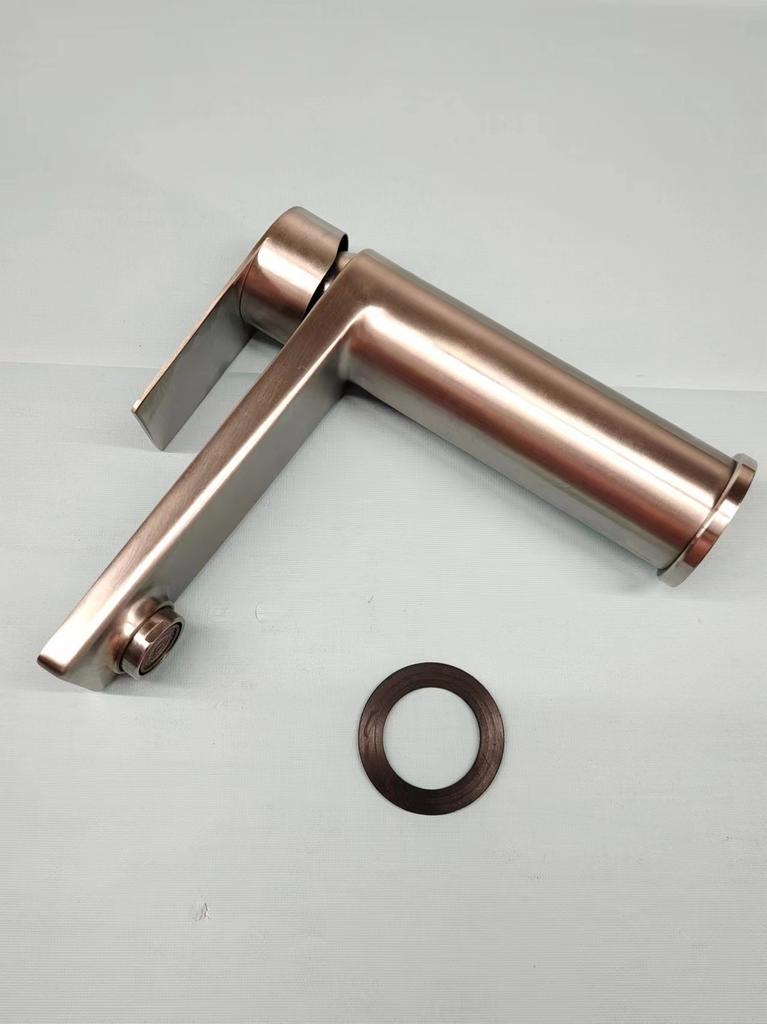 Factory Price Single Hole Basin Mixer Faucet One Handle Stainless Steel Basin Faucet for Bathroom Sink