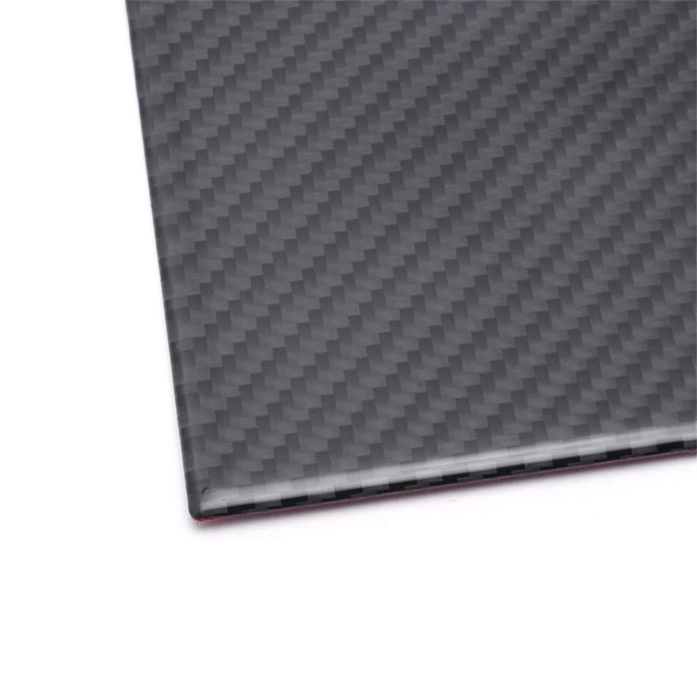 Carbon Fiber Center Console Storage Box Cover Trim Decal For Toyota Camry 18-19