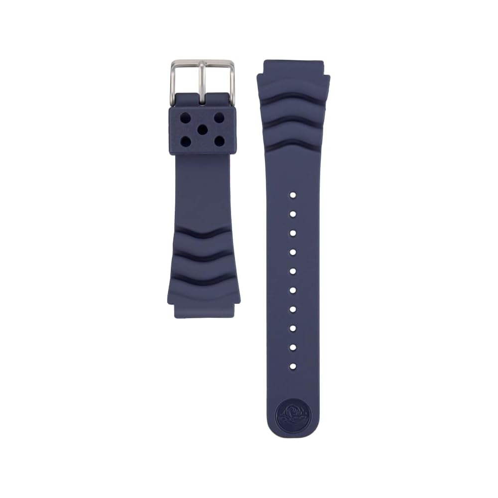 [Seiko Watch] Seiko Genuine Aftermarket Band, Urethane, Lug Width 22mm, Buckle Width 20mm, Navy, RS04K22NY1, Men s