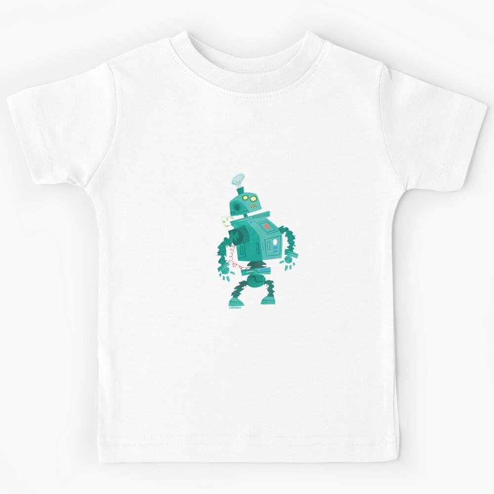 Robot /Turq Kids T-Shirt 100