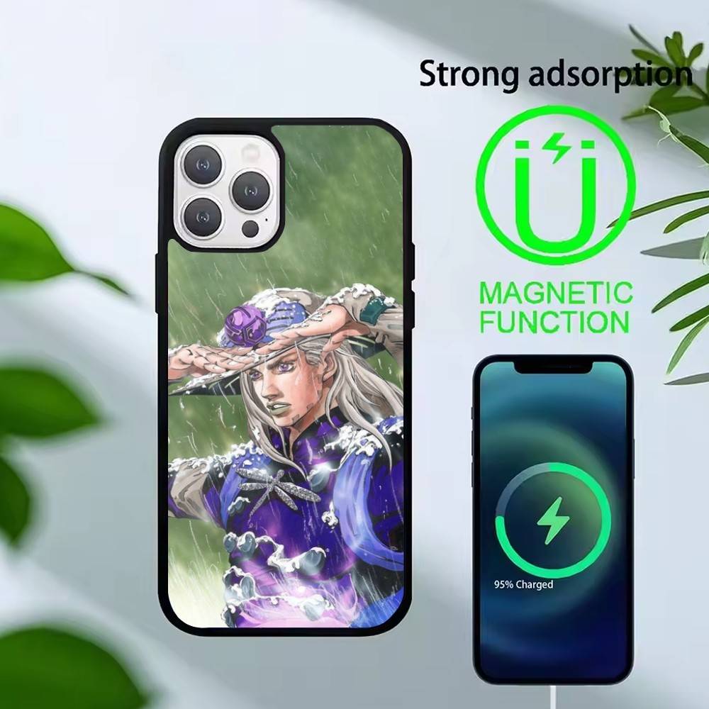 

Anime Jojos Bizarres Adventures Phone Case For iPhone 17,16,15,14,13,Pro,Max,Plus,Magnetic For Magsafe Wireless Charging iPhone16PROMAX