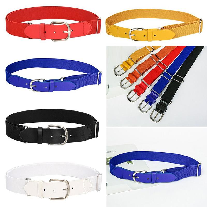 Youth Baseball Belt Kids Softball Belt Casual Adjustable Elastic Loose Waistband For Boys Girls Toddlers Athletic Belt