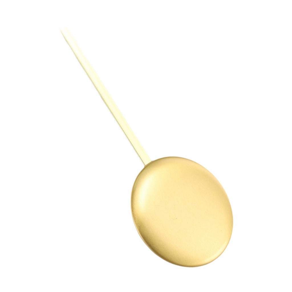 Brass Wall Clock Pendulum Replacement with Gold Finish and Swing Motion