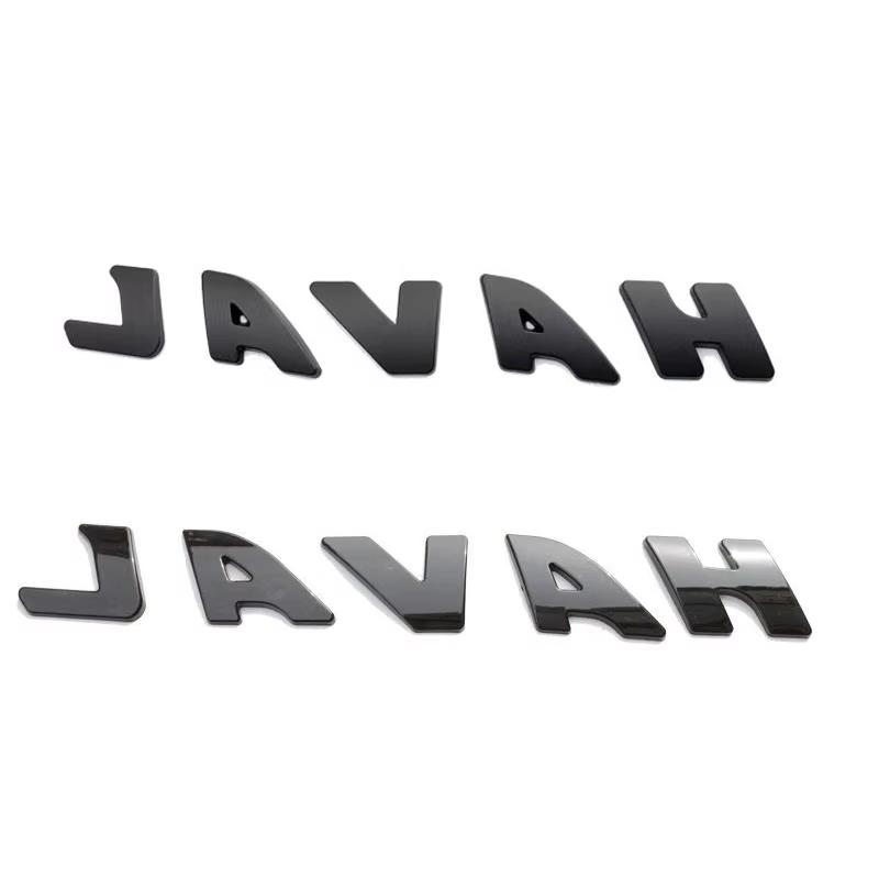 For Haval Emblem Black Italics Badge For Haval Dargo Jolion H6 H3 F7\F7X 2021-2022 Car Body Decal Logo Sticker Pasted