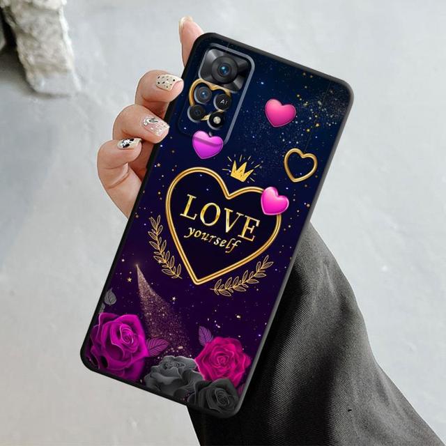 

Girl Women Butterfly Crown Love For Xiaomi Redmi Note 11t 11s 11 10 8 Pro 9 9s 9t 8t For Mi 10 8 9a 9c 10c 12c K40 K60 Shell For Redmi Note11T 5G