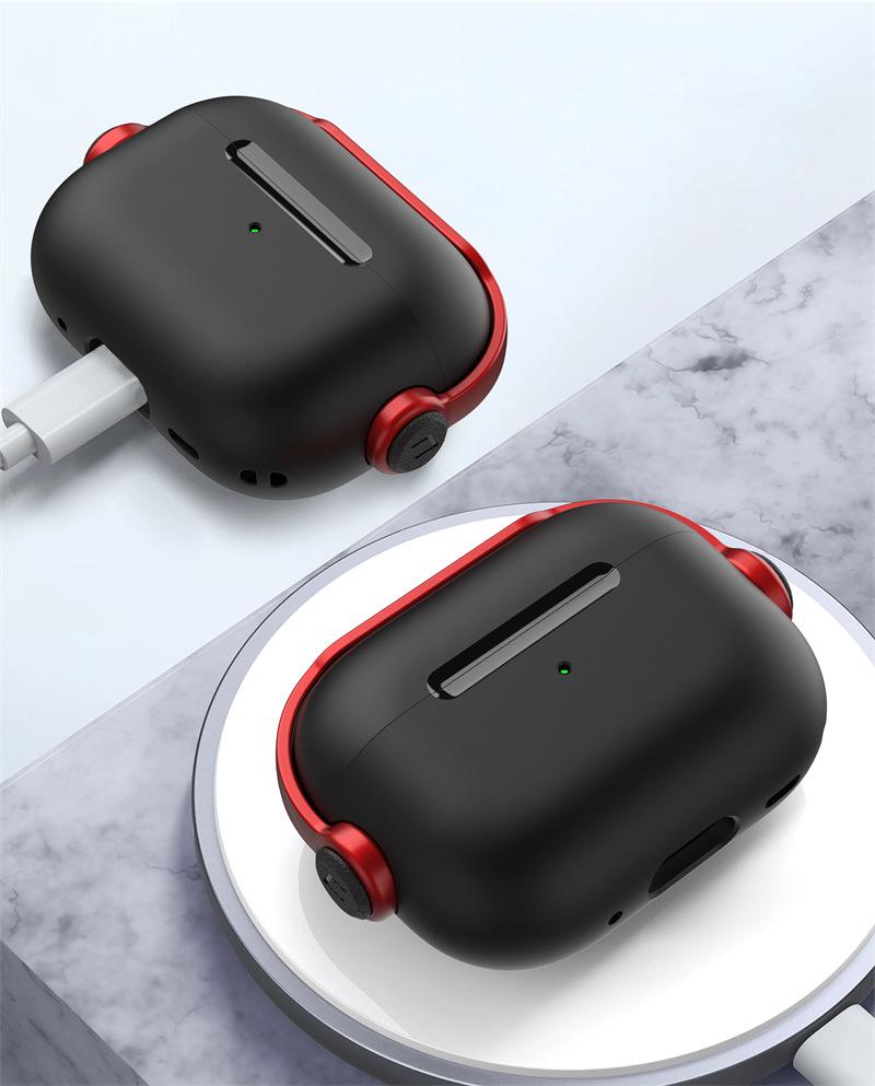 AirPods 4 Schutzhülle für Apple Pro 2 Kopfhörer - Vollständige Abdeckung Weiche Schale für Music Boy Gen 1/2/3 Bluetooth-Kopfhörer