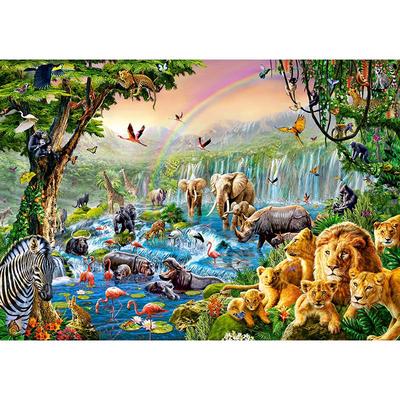 Diamond Embroidery Animal Family Diamond Mosaic Full Round Painting Stitch Crystal Diamond Painting