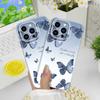 Verleidelijk Vlinder Telefoonhoesje Voor iPhone 13 12 11 7 8 6 6S Plus Pro Max Mini X XS XR SE 2020 2022 Film Harde Cover
