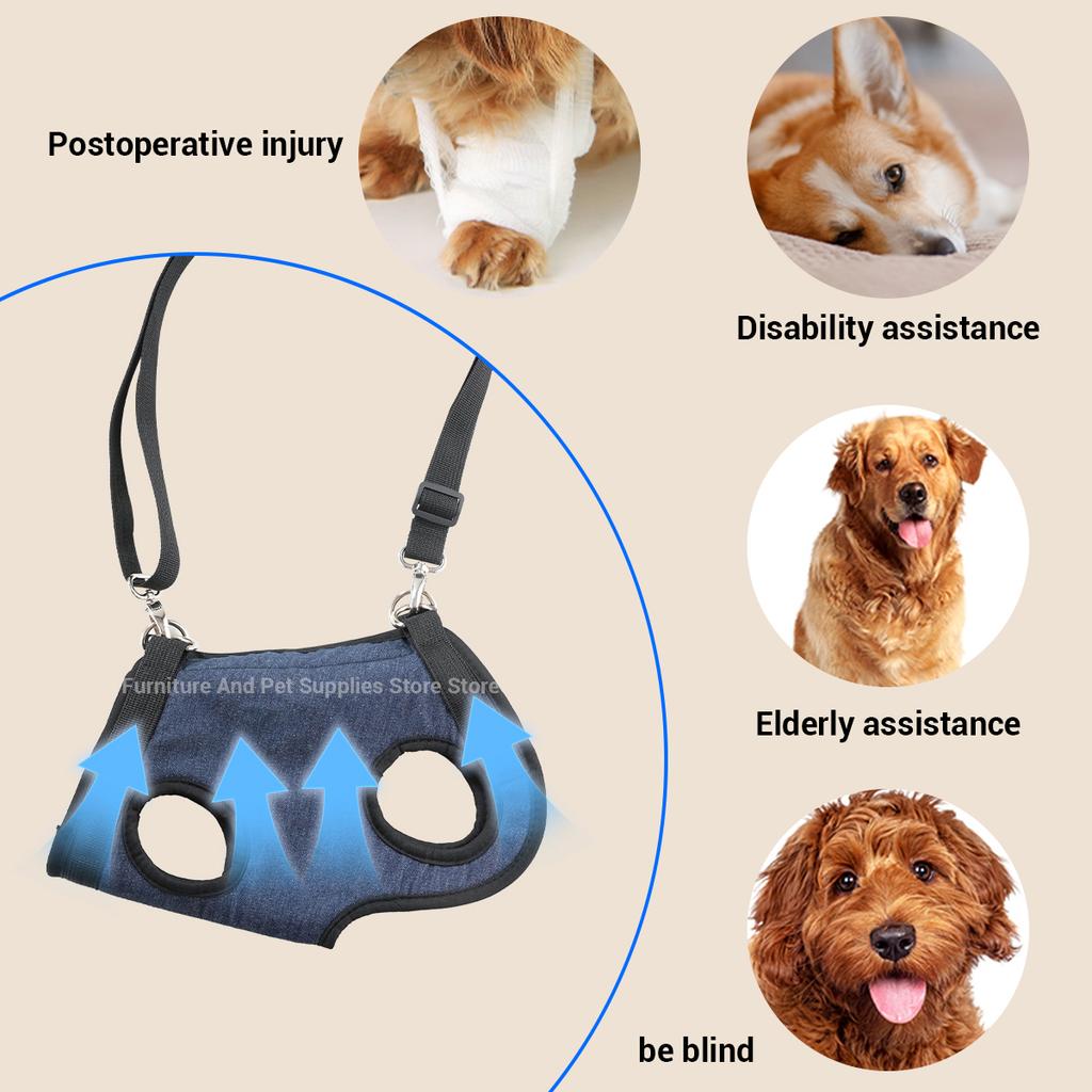 Pet Dog Traction Rope Auxiliary Strap Trimming Nail Beauty Clothing Pet Beauty Hammock Single Shoulder Handheld Chest Strap
