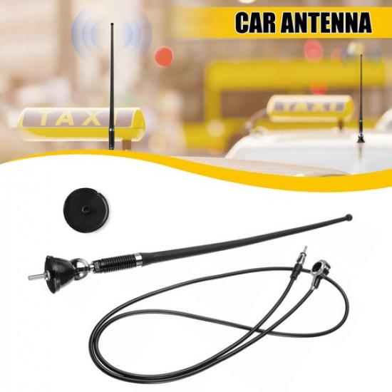 16" Universal Mount Swivel Base Car Radio AM/FM Amplified Signal Antenna Aerial