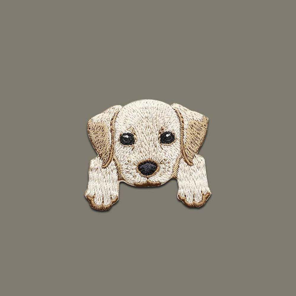 Cute Iron On Small Dog Patch Backpack Decoration Clothing Patches Applique