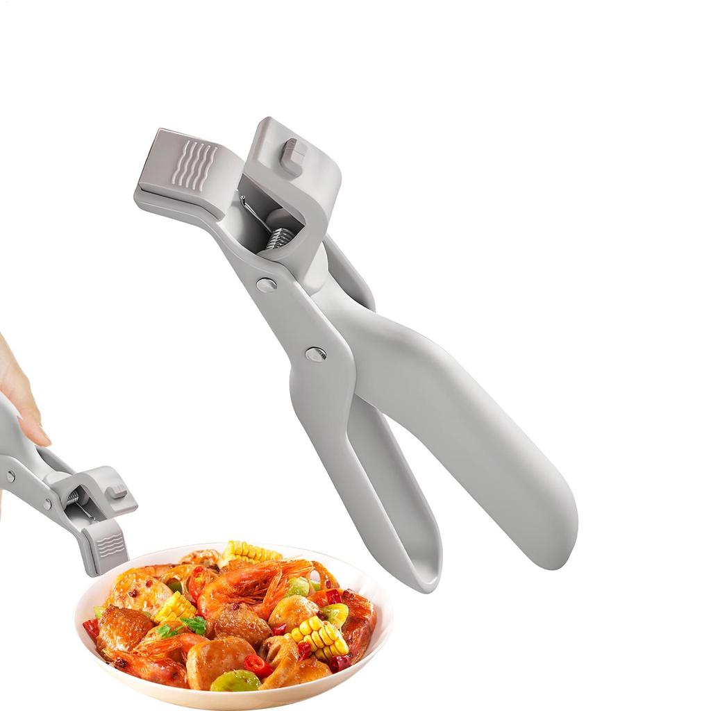 Hot Dish Plate Clip Anti-Scald Bowl Clip Gripper Ergonomic Handle Bowls Clamp Holder for Frying Pans Air Fryers Steamers Ovens