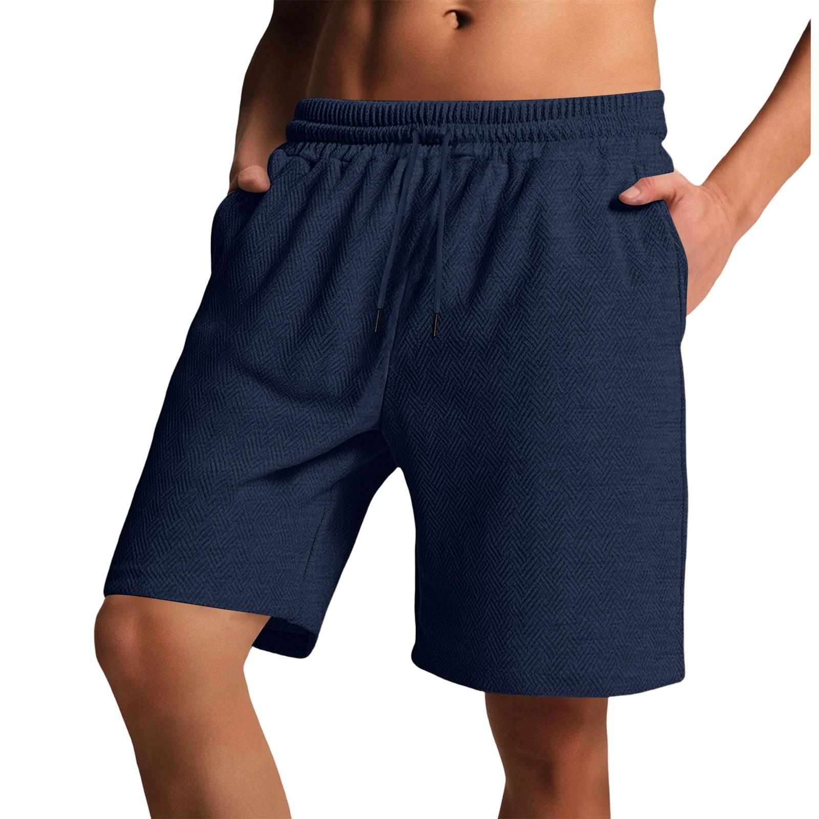 Heima A Heren Shorts Casual Badstof Ontspannen Pasvorm Sportschool Shorts Heren Atletische Shorts voor Heren Trainshorts Heren L Vloot
