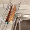 304 Stainless Steel Expandable Hanging Dish Rack for Small Items, Multi-layer Draining and Storage.