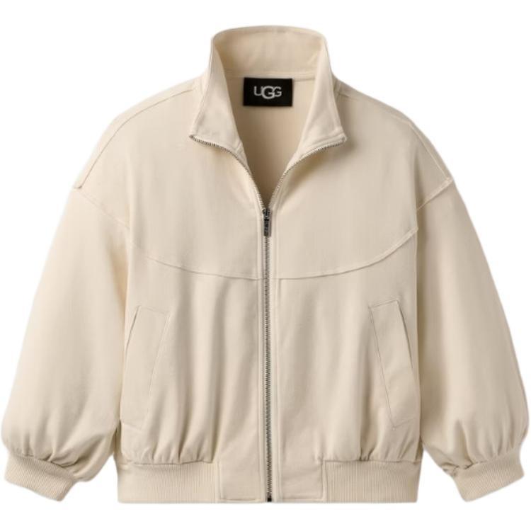 (WMNS) UGG SS26 Kyleigh Full-Zip Jacket Cream Women s 1175151-CRM L