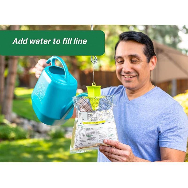 Sac piège à drosophile, 1 pièce, bâton à mouche, petit appât médicamenteux, outil de jardin, tueur d'insectes volants pour la plantation à la ferme