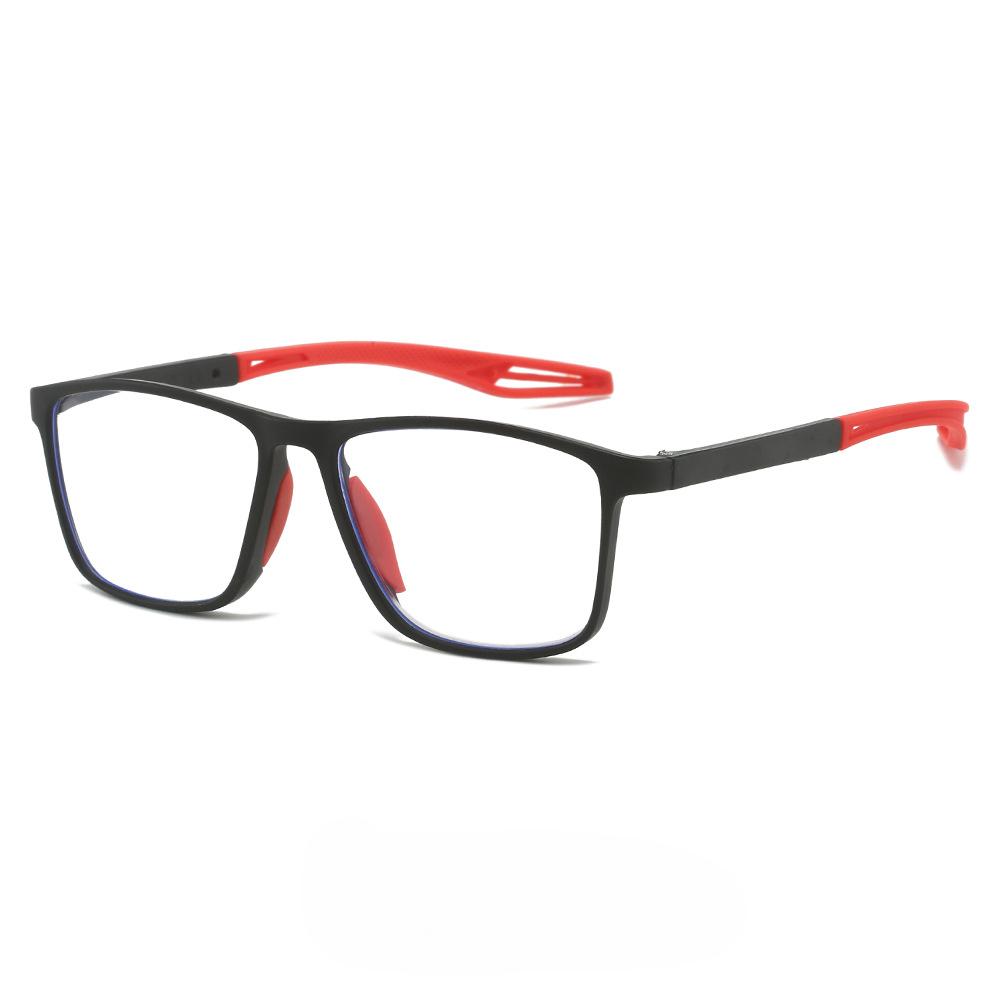 

A Pairs of TR90 Blue-light Reading Eyeglasses for Male and Female with High-definition Flat Mirror and Lightweight Reading Eyeglasses for Male 1