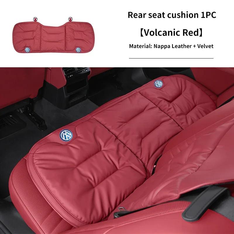 Car Front Rear Seat Cover Velour Leather Cushion Backrest Protective Mat For VW Scirocco Beetle Golf Passat Polo Sharan Touran