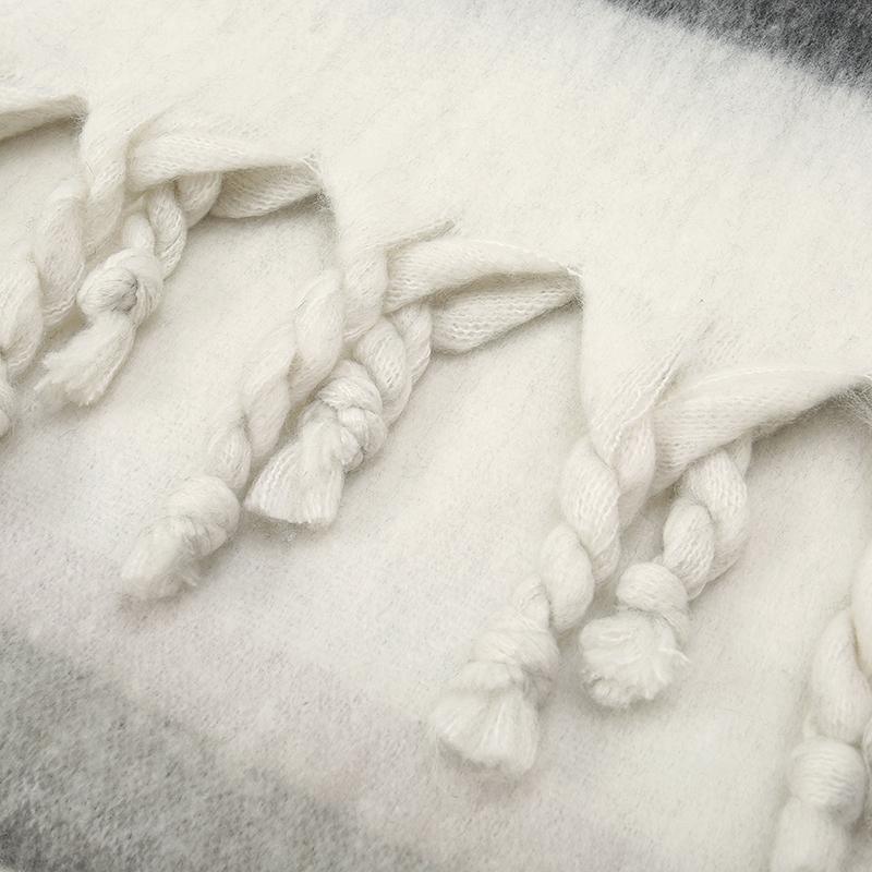 Winter Thick Pashmina Shawls Tassels Scarf Woman Warmer Scarves Fashion Long Wraps Cashmere Like Muffler Neckerchief Bandelet