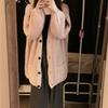 Retro Patchwork Lose Strickjacke Pullover Frauen Herbst und Winter Langarm Solide Strickwaren Strickjacken Weibliche Elegante Warme Knöpfe Pullover 24784