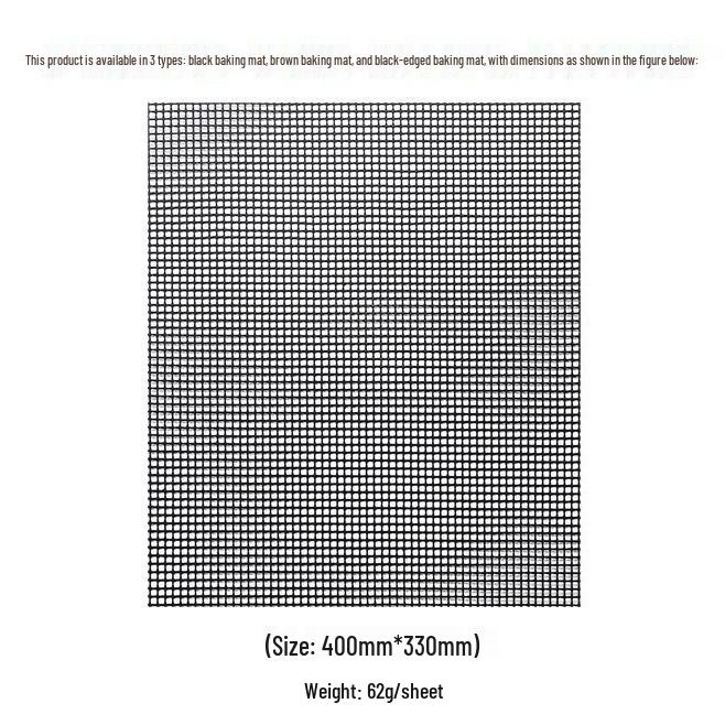 High-Temperature Resistant Silicone BBQ Grill Mesh Baking Mat