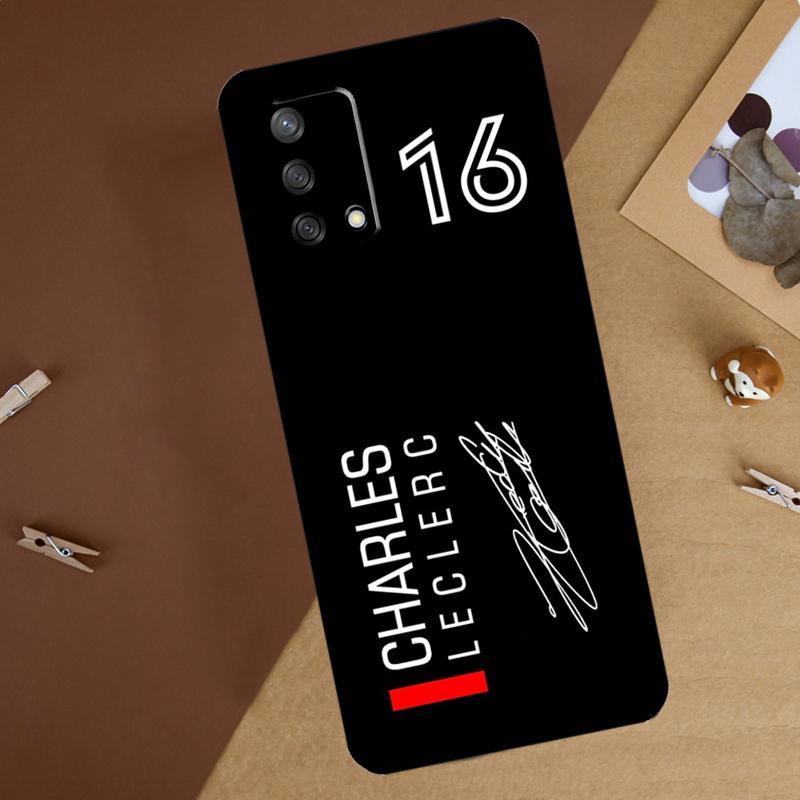 Formula 1 F1 Charles Leclerc Case For OPPO A16 A15 A5 A9 A31 A53 A52 A72 A83 A91 A93 A54 A74 A94 Find X3 X5 Pro Cover