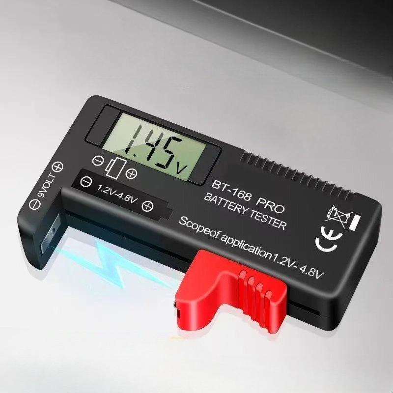 

Digital Battery Tester Capacity Checker For 1.2V 4.8V Rechargeable Batteries AA AAA 9V Lithium Cell Voltage Monitor Display