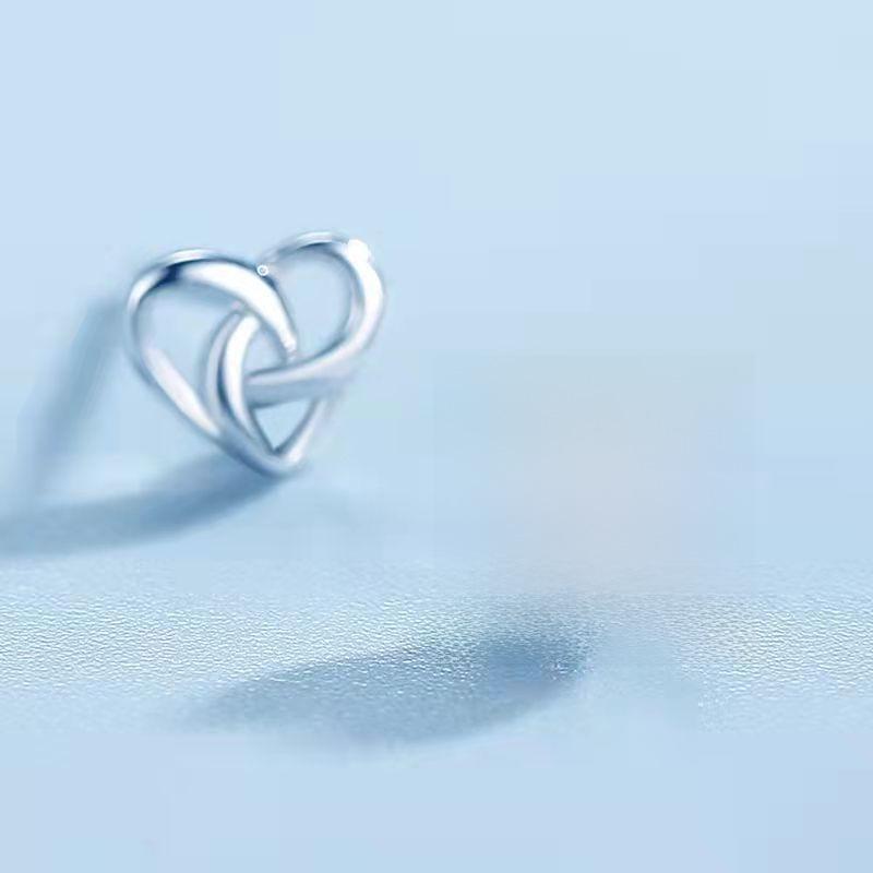 Heart Interwoven Earrings: Stylish Gift for Women & Friends