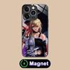HSR Serval Glass MagSafe Mobile Phone Case for iPhone 17 16 15 14 13 12 11 Air Pro Max Plus Mini Colorful Cover