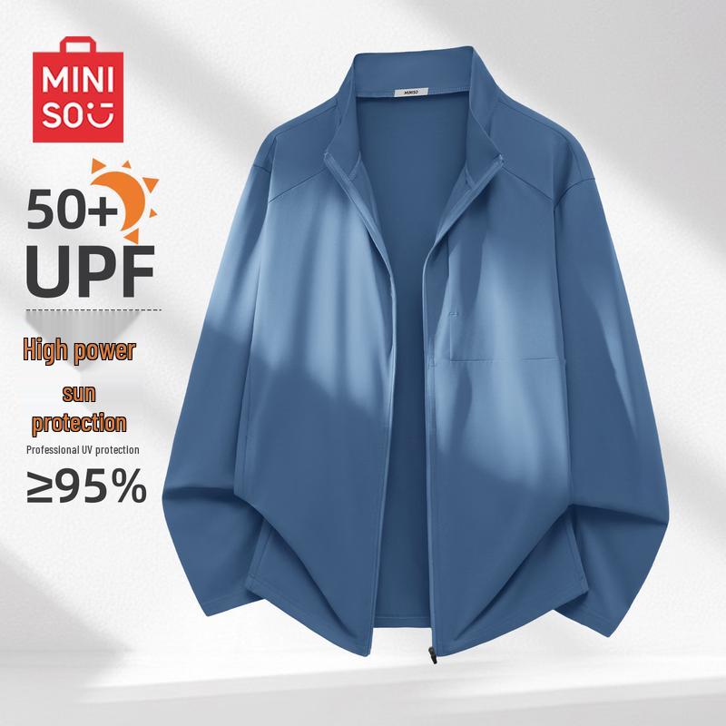 

MINISO Men s Summer Quick-Dry Sun Protection Jacket 2XL