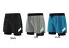 Men's Double-Layer Quick-Dry Running Shorts with Phone Pocket