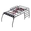 RC 1:10 Roof Luggage Rack LED Light Bar for D90 SCX10 Axial (Black)