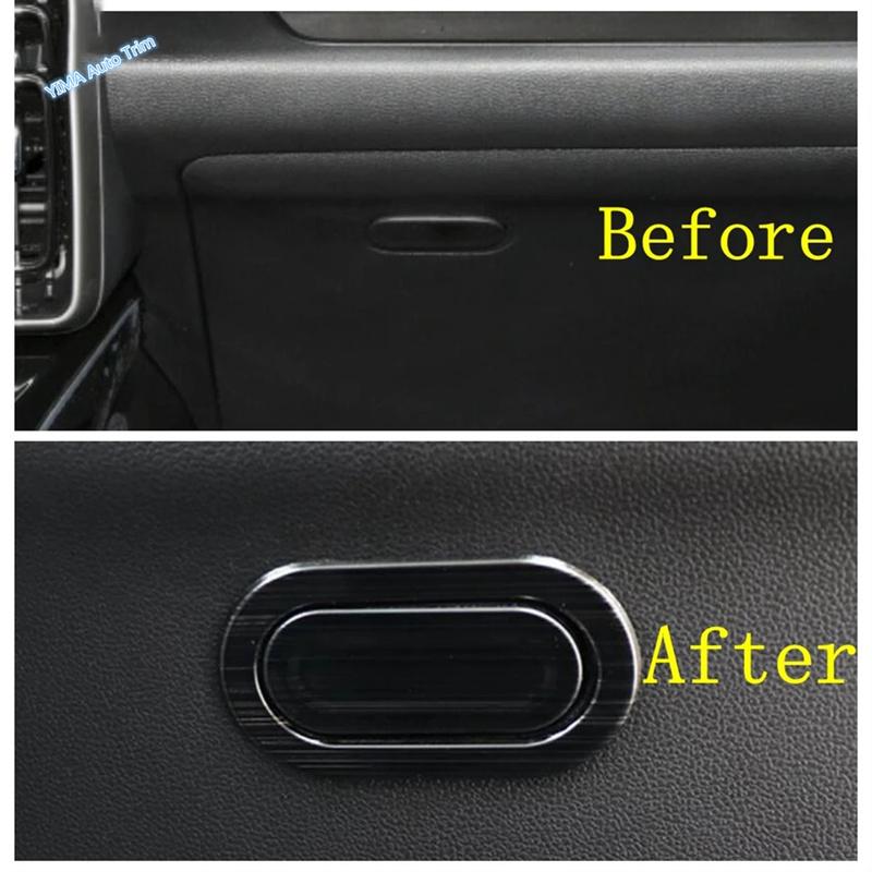 Car Copilot Glove Box Handle Decoration Sequ Cover Trim For Haval Dargo - 2024 Stainless Steel Interior Accessories