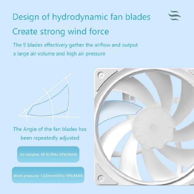 120mm 12V 1200RPM Quiet Computer Fan PC Fan For Computer PC Case GPU CPU Fan Radiator Cooling Accessories