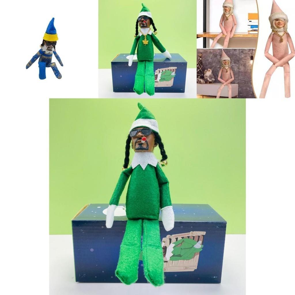 Unique Hand-sculpted Felt Christmas Elf Doll For Home Decoration