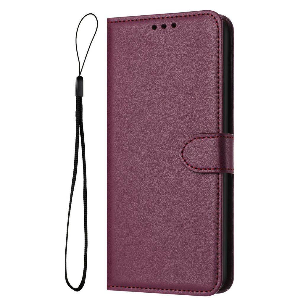 For Samsung Galaxy A06 4G Wallet Phone Case Leather Stand Cover with Strap