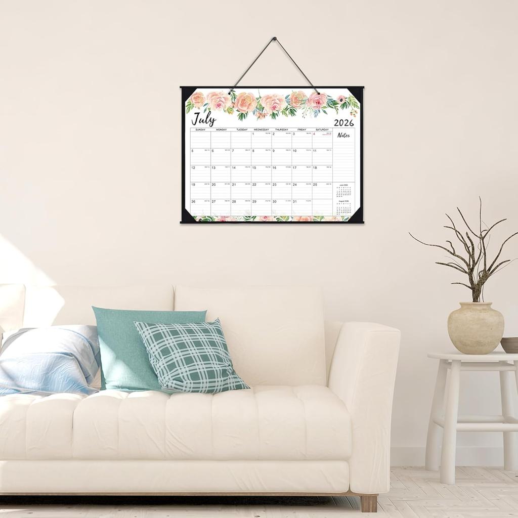 2026 Desk Calendar - Jan 2026 - Dec 2026, 12 Months Large Monthly Desk Calendar, 22" x 17", Desk Pad, Large Ruled Blocks, to-do List & Notes, Best
