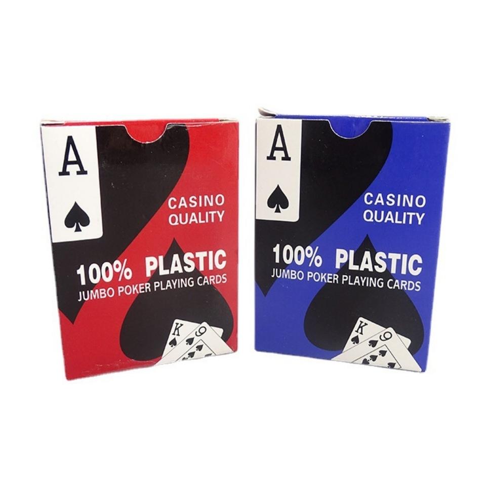 54Pcs Waterproof PVC Playing Cards Flexible Durable Card Games Poker Playset Washable Plastic Cards for Family Entertainment