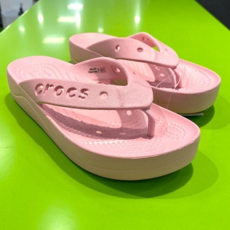 Crocs Bayah Platform Flip Petal Pink Sandal Hc02