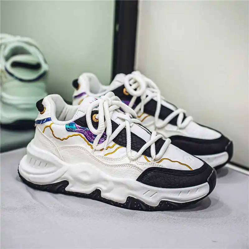 Moda Outdoor Zima Męskie Letnie Białe Trampki Płaskie Rozmiar 50 Buty Męskie Żółte Botki Sportowe Tens 2025g Sportowo-rekreacyjne Sapateneis