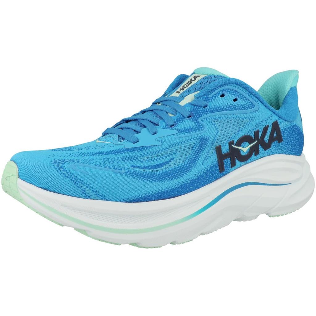 HOKA Clifton 10 Wide Running Royal Blue and Perfect for Running and Walking Shoes, (1162032-HSK), Men's, Ultra-Lightweight Breathable, (Royal