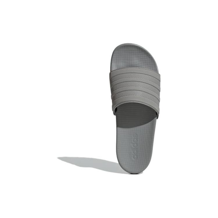 New Adidas Adilette Comfort Slides Charcoal Solid Grey ID3404