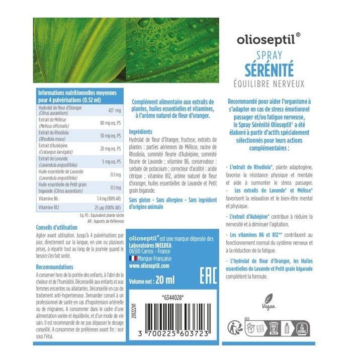 SPRAY SÉRÉNITÉ - ÉQUILIBRE NERVEUX