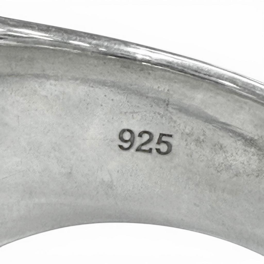 Great TOM WOOD Ring ring Signet Cushion Silver 925 mens 54 Used