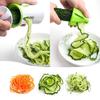 3IN1 Handheld Vegetable Spiralizer Slicer Veggie Carrot Spiral Slicer Cutter Zucchini Pasta Noodle Spaghetti Maker Kitchen To