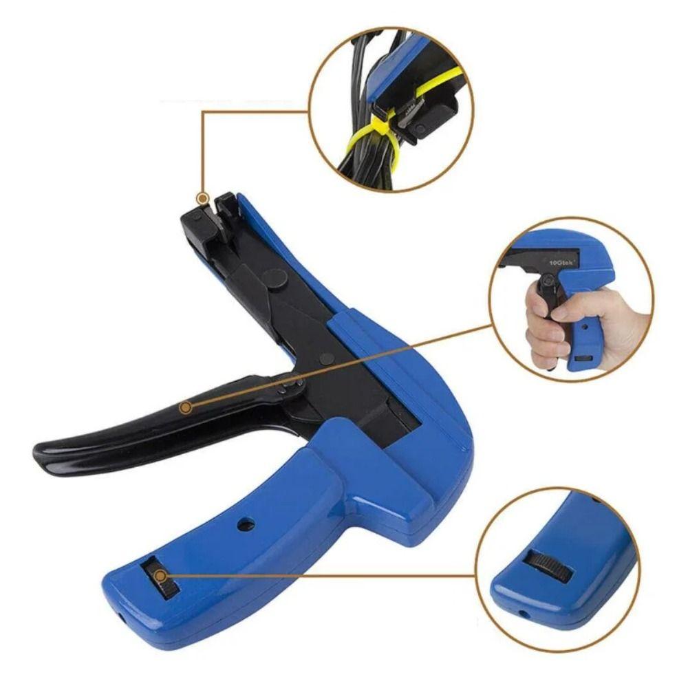 Quick Tighten Nylon Zip Tie Pliers Ergonomic Flush Cut Zip Tie Tool  Building Construction