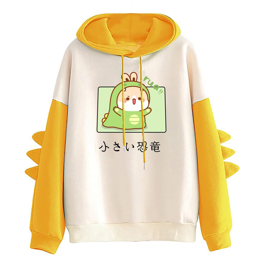 TAYBAGH Women's Cute Hoodie for Teen Girl Long Sleeve Kawaii Dinosaur Print Tops Casual Graphic Tee Animal Hoodies Shirt TAYBAGH Women's Cute Hoodie for Teen Girl Long Sleeve Kawaii Dinosaur Print Tops Casual Graphic Tee Animal Hoodies Shirt